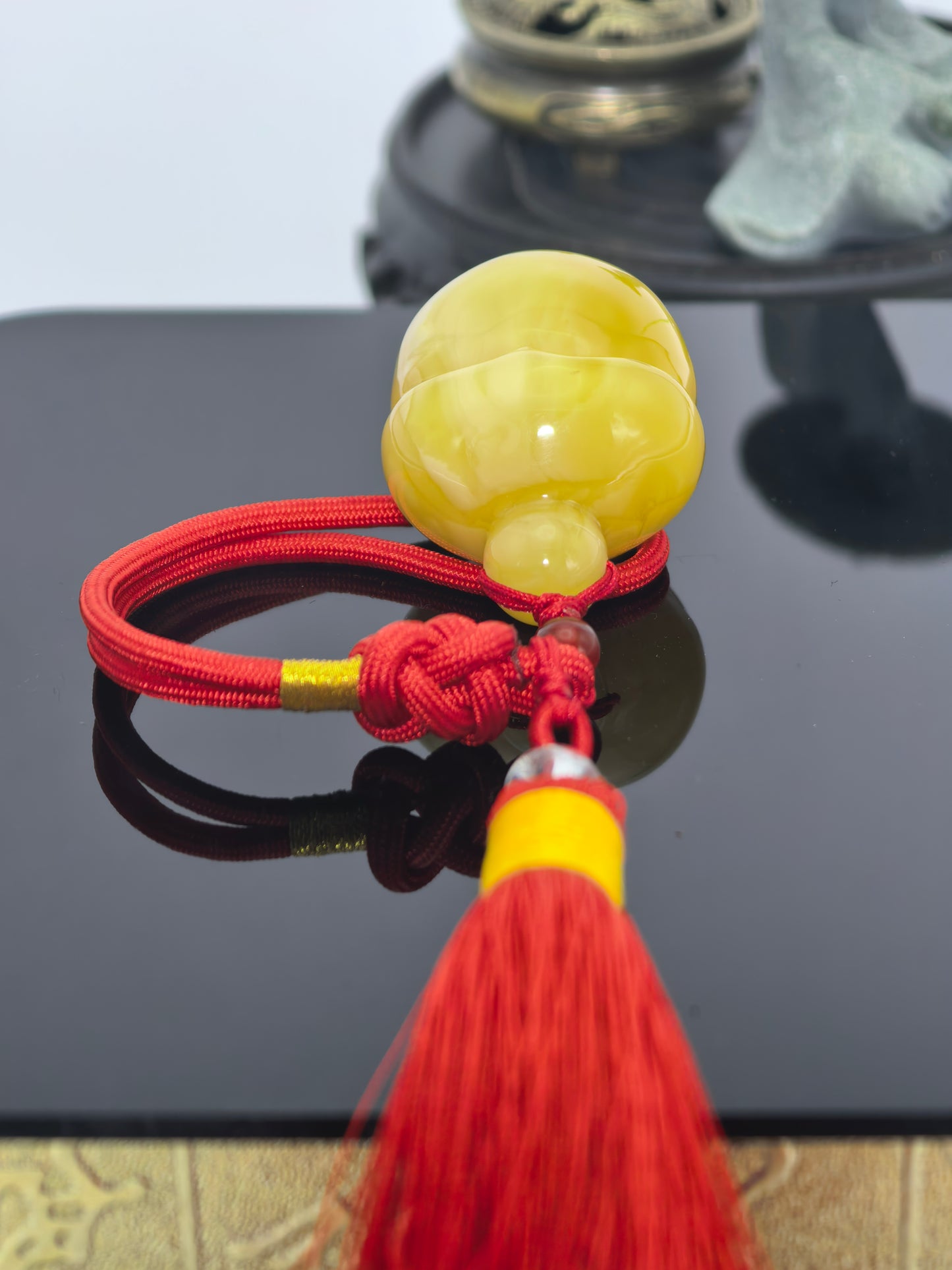 Peach - Wood Sword Handheld Ornament