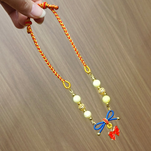 Manpo<好运倒贴>「繁弦」系列轻奢猫项链蜜蜡手链设计师手工编织