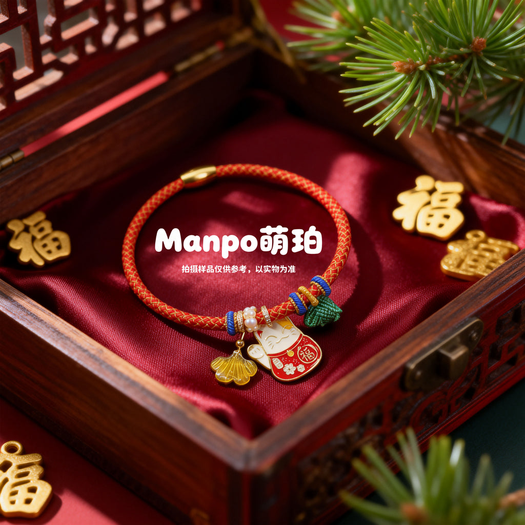 Manmo Gem 「Essence」Collection: "Seated in Abundance" Cat Collar – Handcrafted Harmony & Natural Well-being